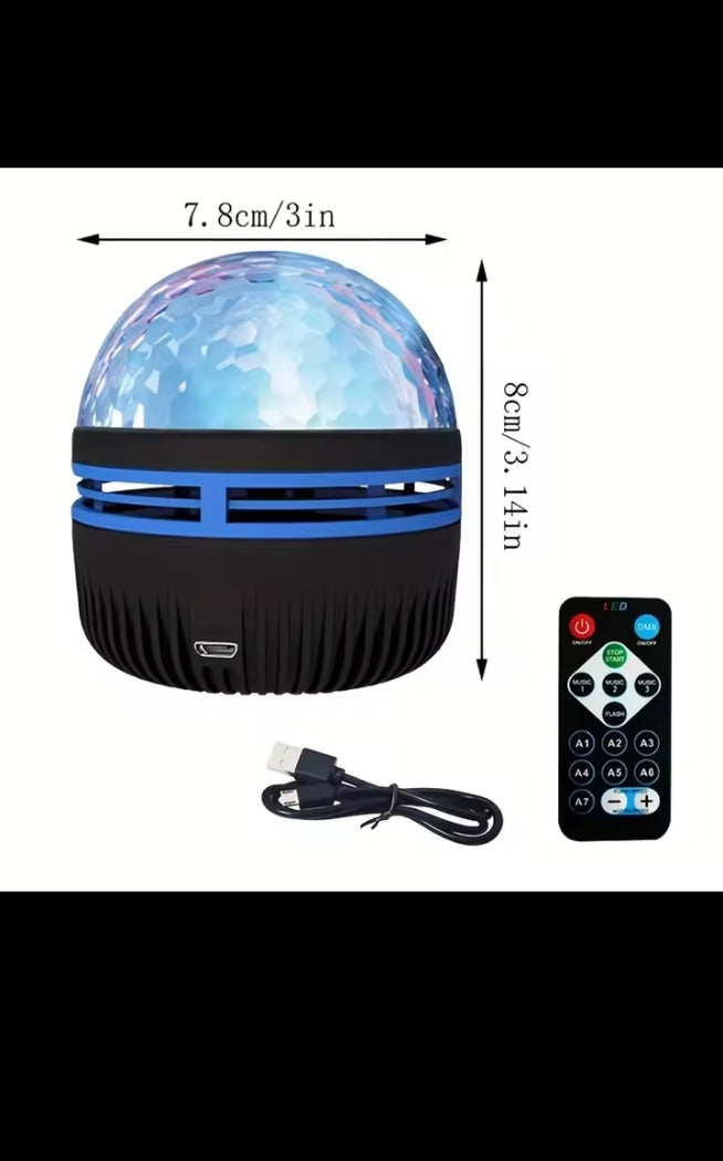 Projecteur Galaxie LED – Veilleuse Ciel Étoilé Rotatif avec Télécommande, Ambiance Nébuleuse pour Chambre